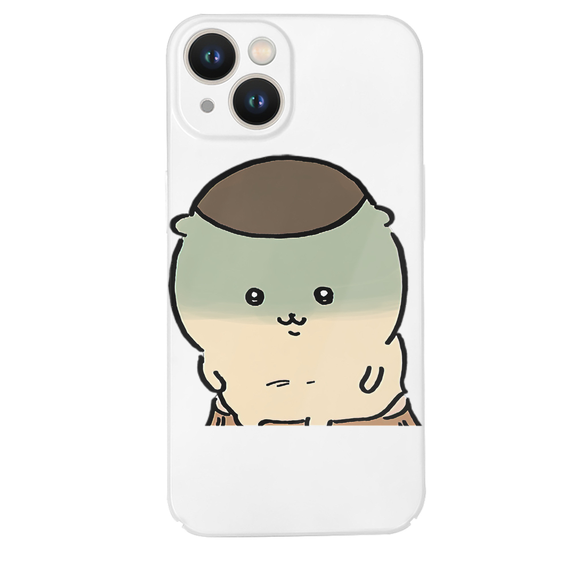 （画像用） ちいかわ くりまんじゅう Chii-kawa kuri manjū 【iPhone 14シリーズ対応】ハードケース